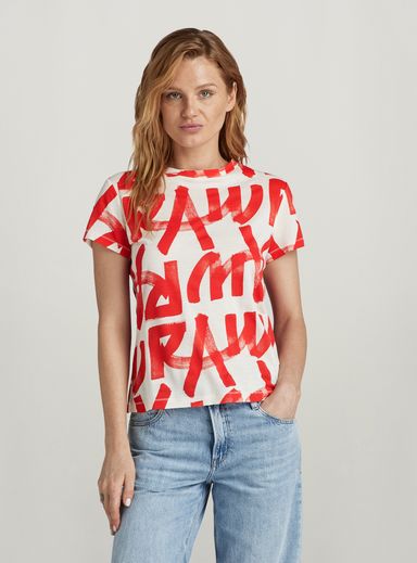 Calligraphy Allover Top